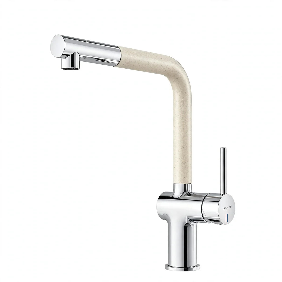 Kitchen Faucet Copper Pull-Out Spout 4 Flow Modes