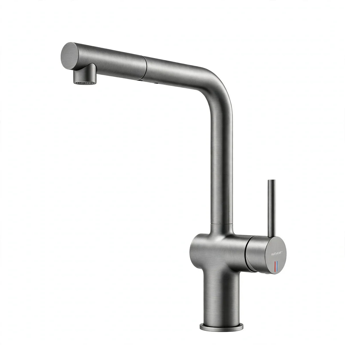 Kitchen Faucet Copper Pull-Out Spout 4 Flow Modes