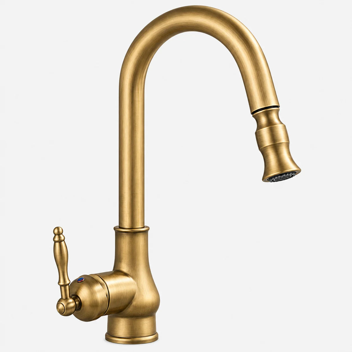 Kitchen Faucet Solid Brass Flexible Pull-Out Spray Head
