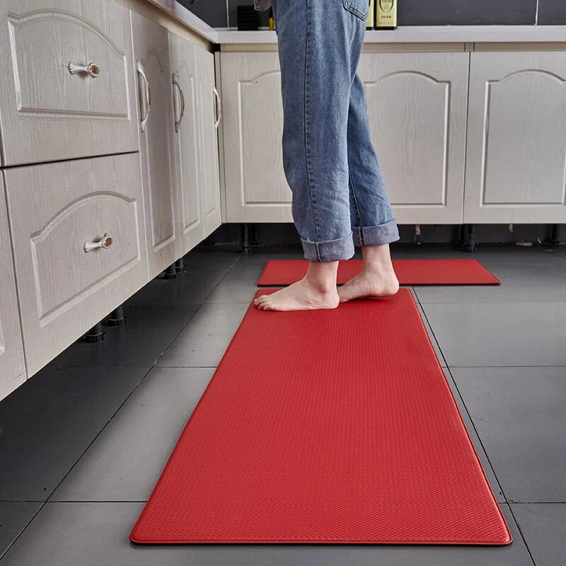 Kitchen Floor Mat Anti-Fatigue Non-Slip Water-Repellent Surface