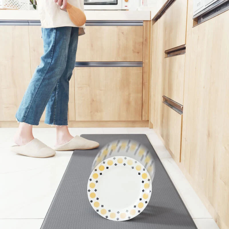 Kitchen Floor Mat Anti-Fatigue Non-Slip Water-Repellent Surface