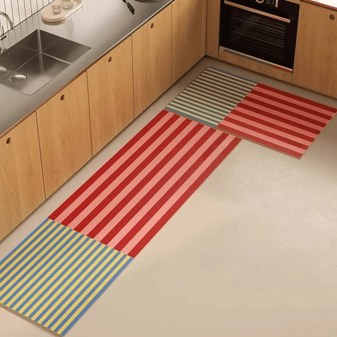 Kitchen Mat Cushioned Non-Slip Water-Resistant Surface