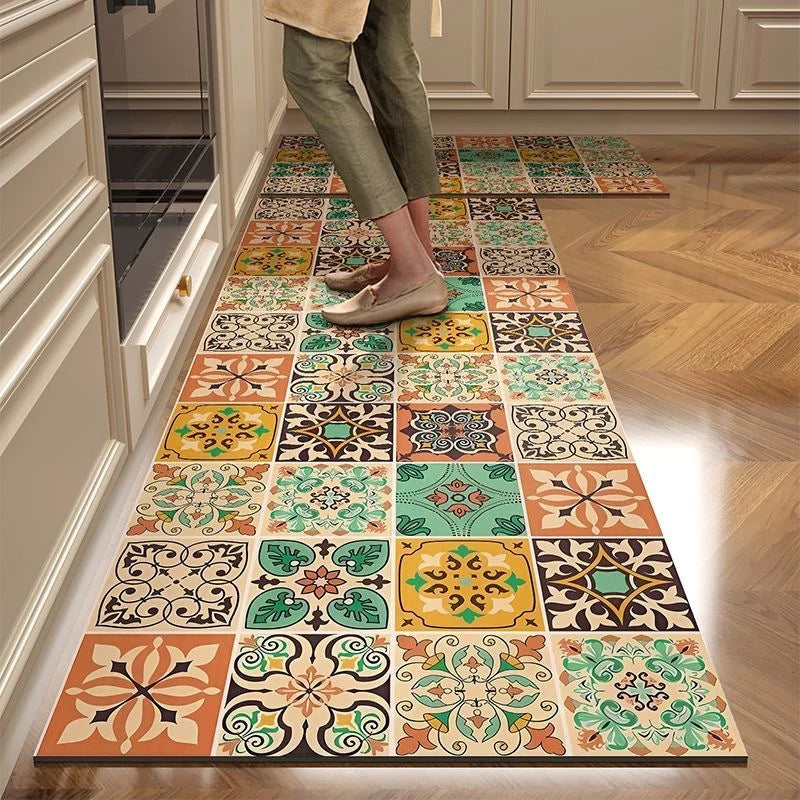 Kitchen Mat High-Density Foam Cushioned Non-Slip Wipe-Clean Surface
