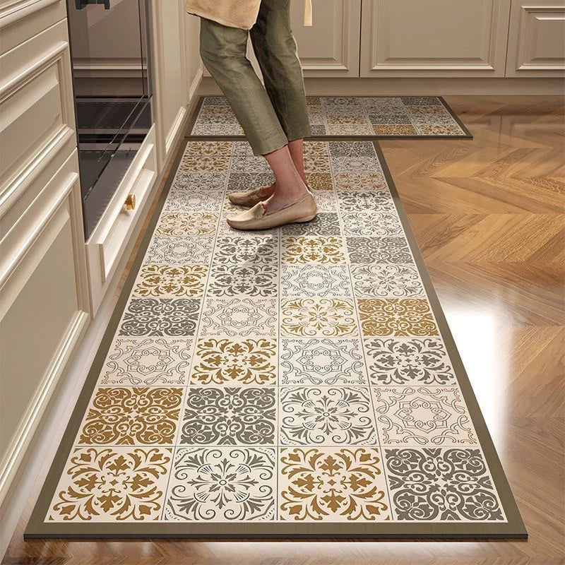 Kitchen Mat High-Density Foam Cushioned Non-Slip Wipe-Clean Surface