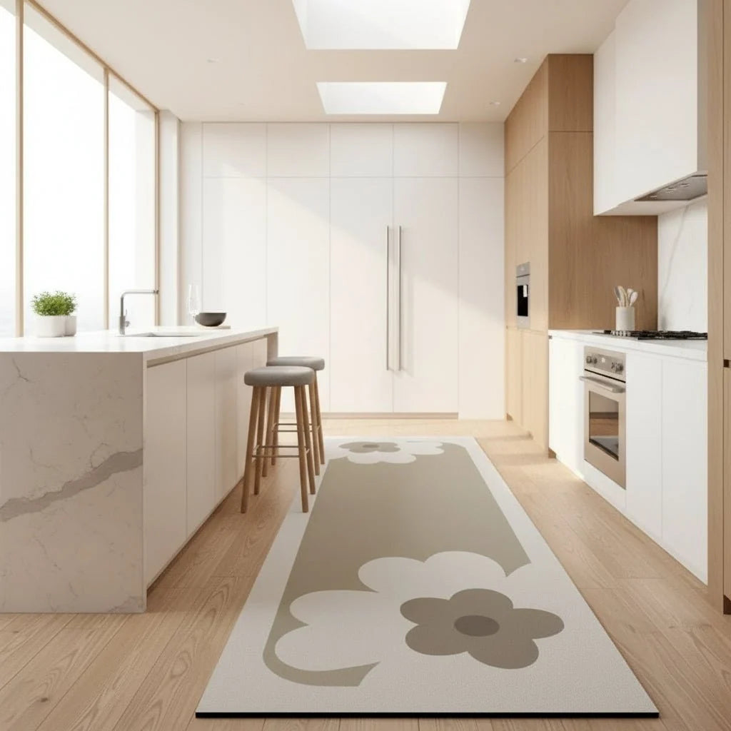 Kitchen Rug Cushioned Anti-Fatigue Absorbent Non-Slip Backing