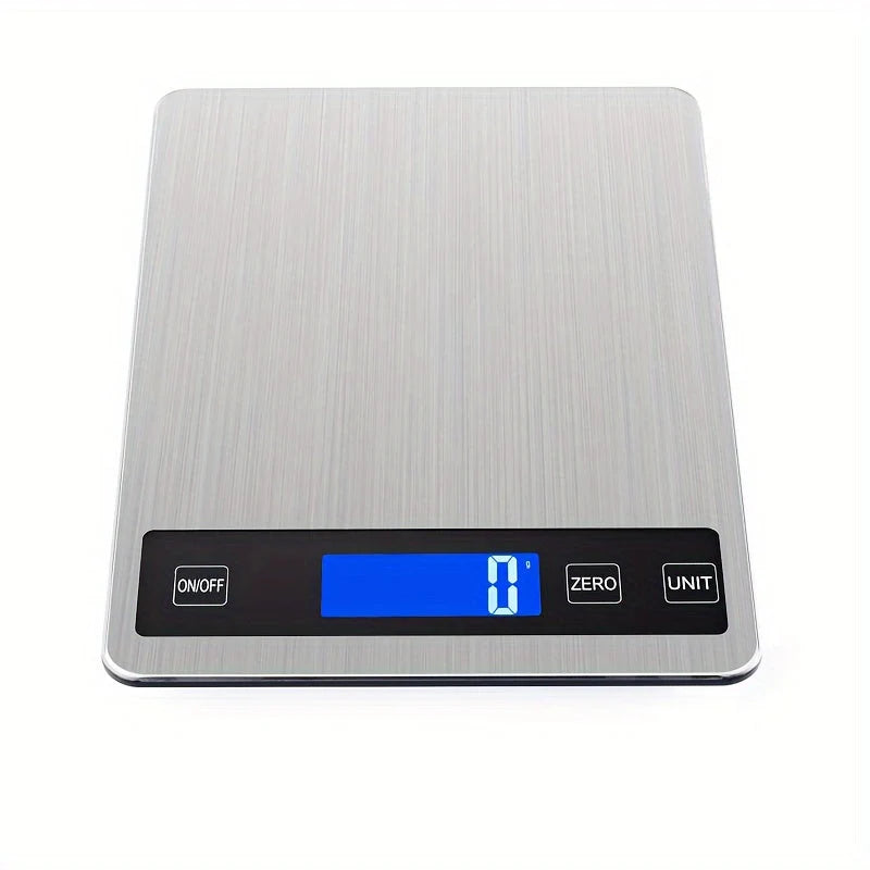 Kitchen Scale 15kg USB Rechargeable 1g Precision