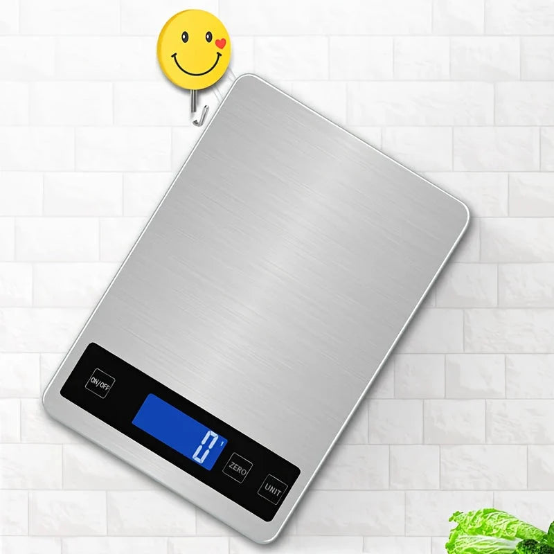Kitchen Scale 15kg USB Rechargeable 1g Precision