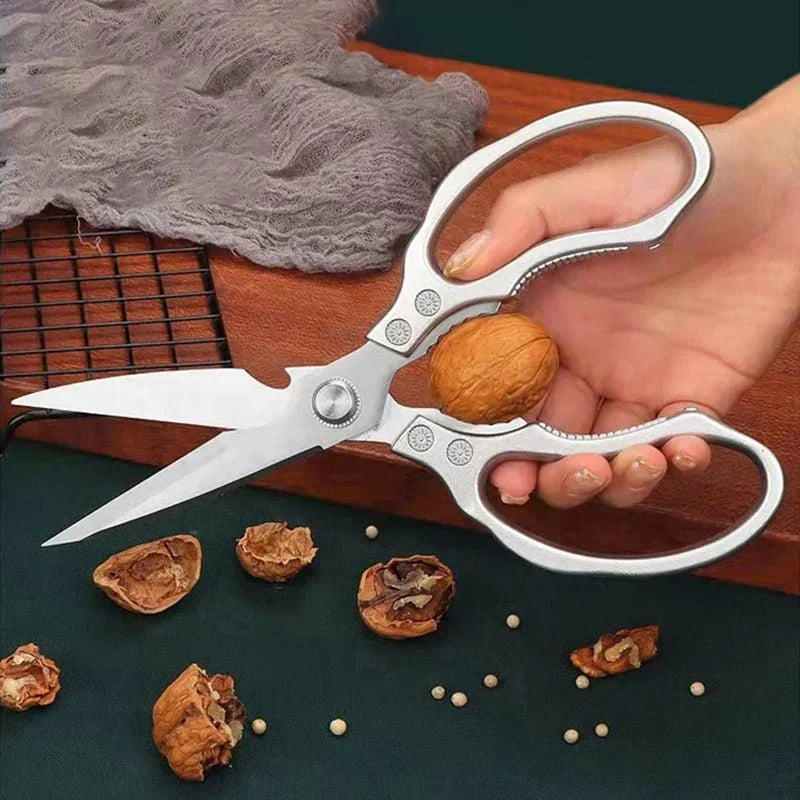Kitchen Scissors Stainless Steel Blades Ergonomic Aluminum Handle