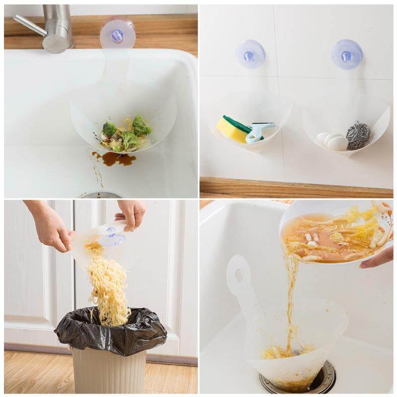 Kitchen Sink Strainer Foldable Reusable Mesh