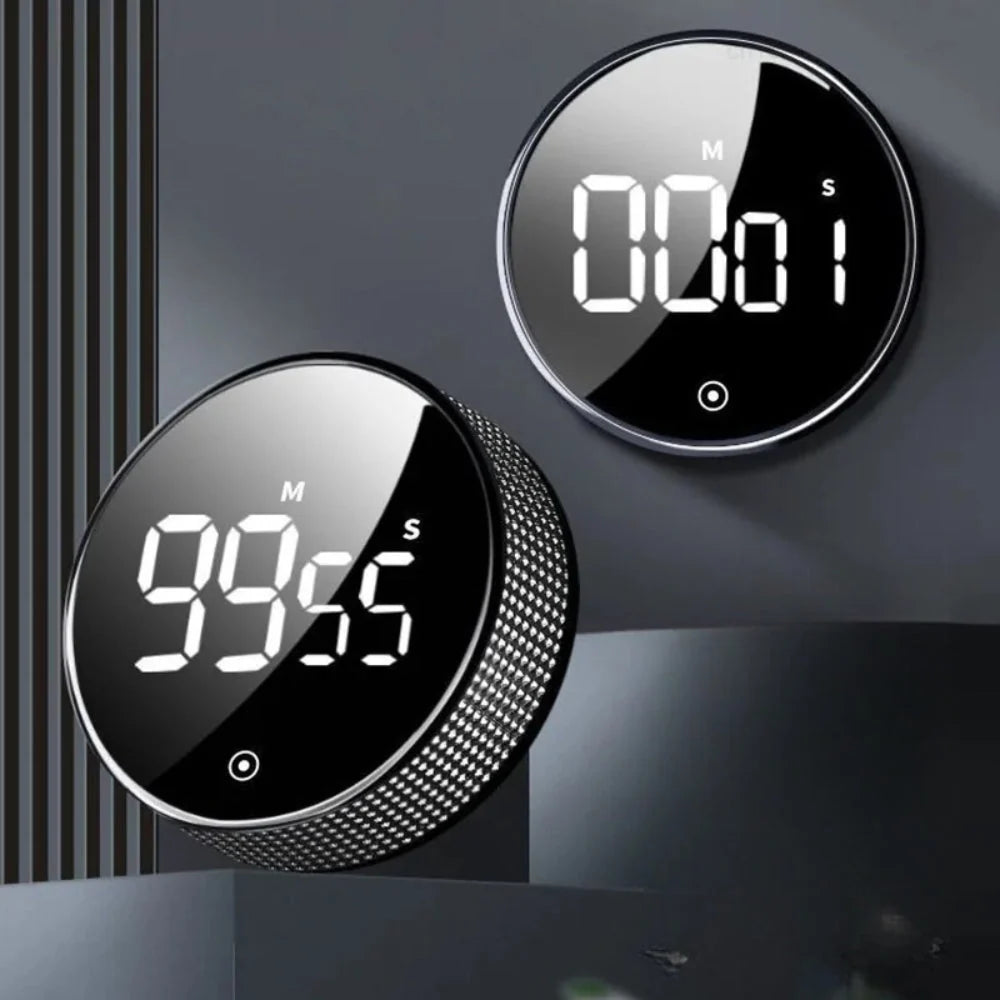 Kitchen Timer Large Display & Loud Alarm Magnetic Back