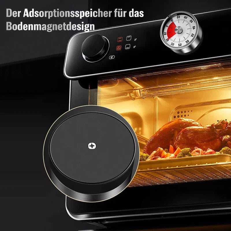 Kitchen Timer Magnetic Stainless Steel 60-Minute