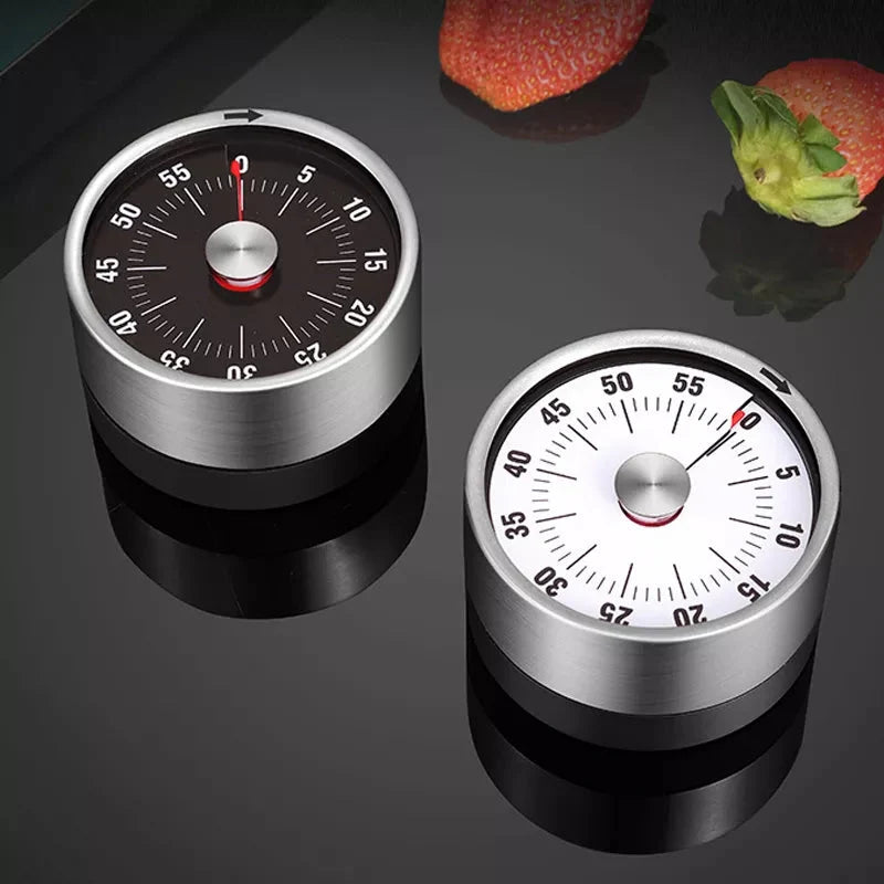 Kitchen Timer Magnetic Stainless Steel 60-Minute