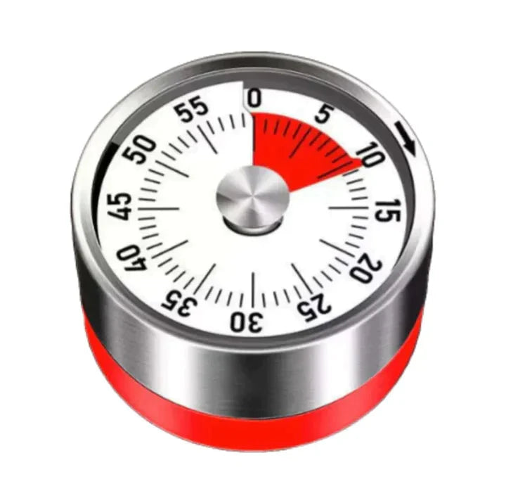 Kitchen Timer Magnetic Stainless Steel 60-Minute