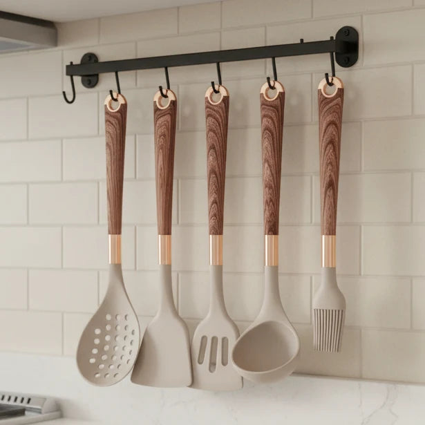 Kitchen Utensil Set Heat-Resistant Silicone 10-Piece