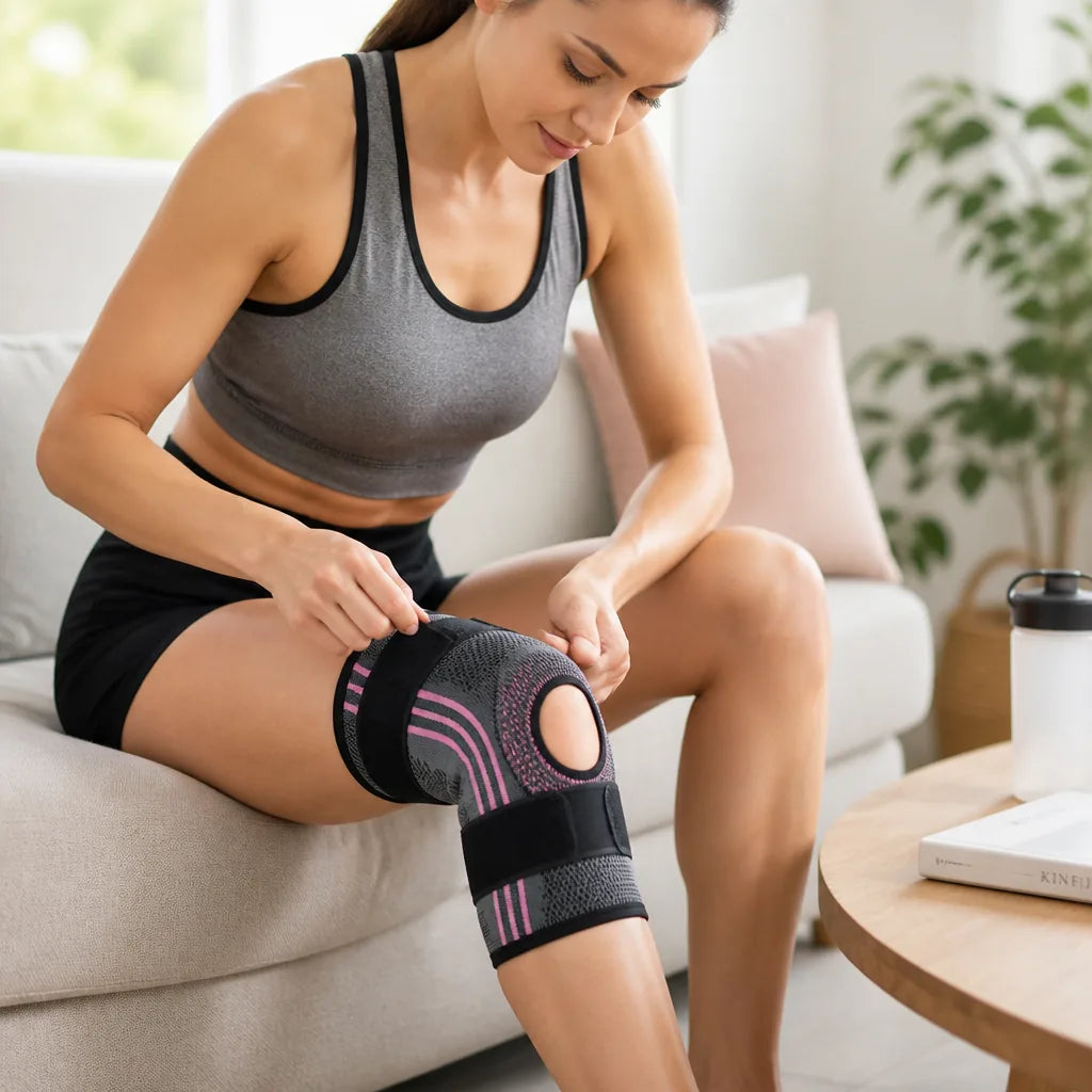 Knee Brace Compression Support Adjustable Fit