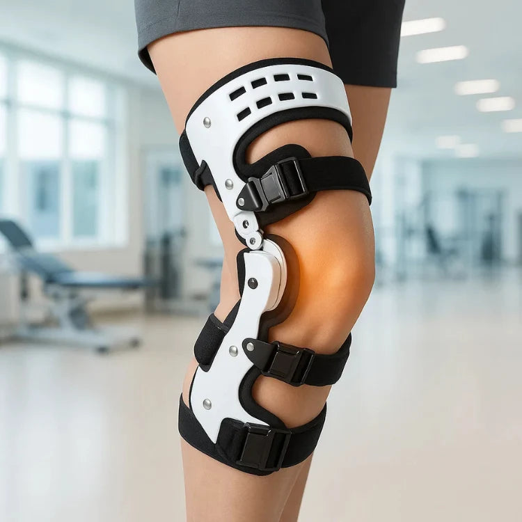Knee Brace Lightweight Low-Profile Adjustable Support