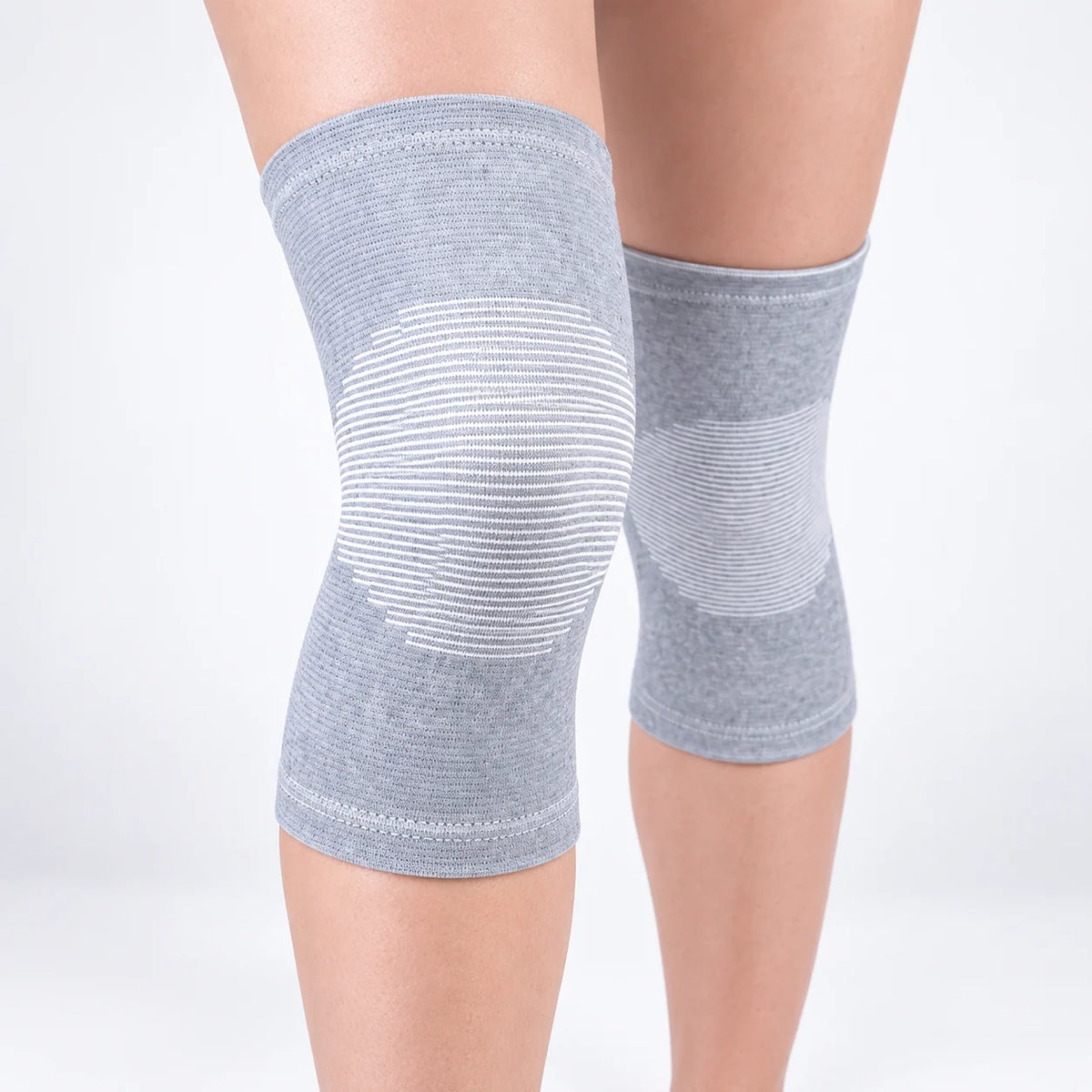 Knee Compression Sleeve Breathable Bamboo Fabric Flexible Support