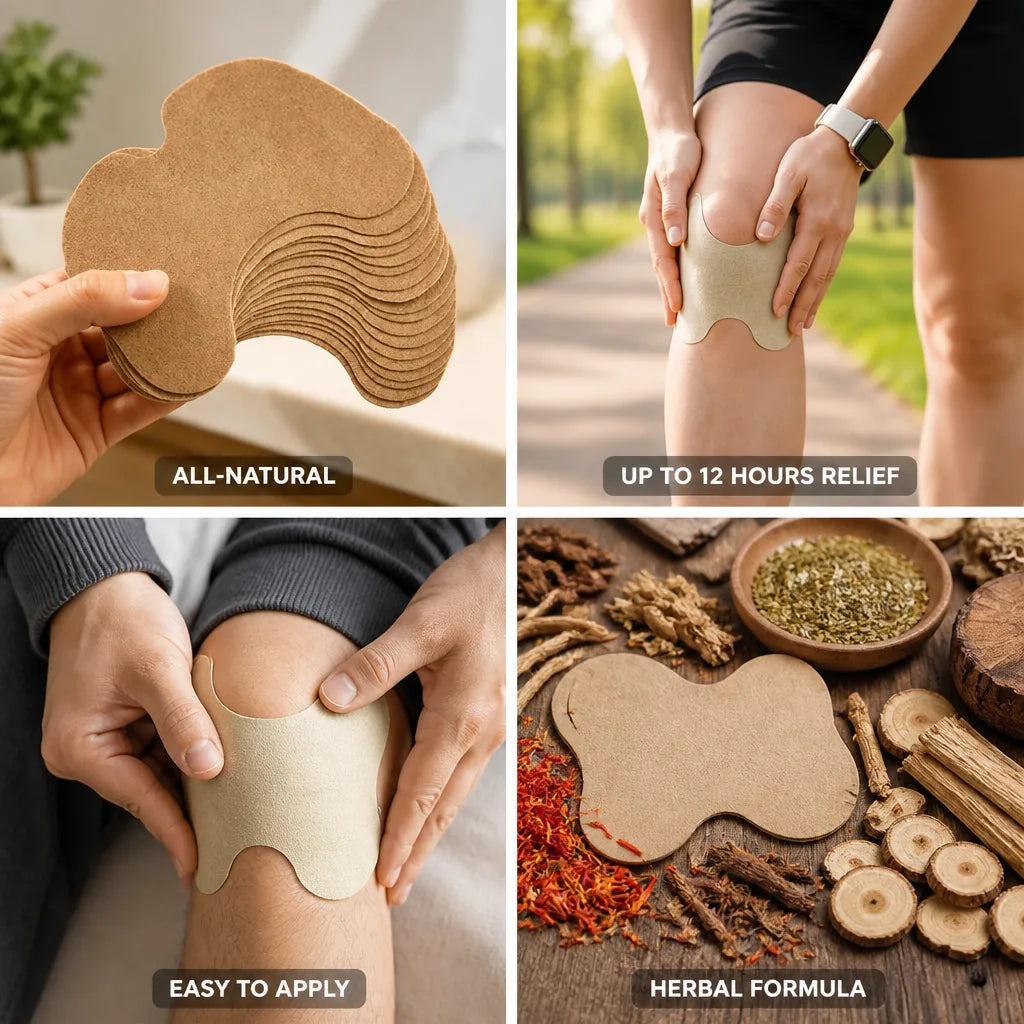 Knee Relief Patch Kit All-Natural 12-Hour