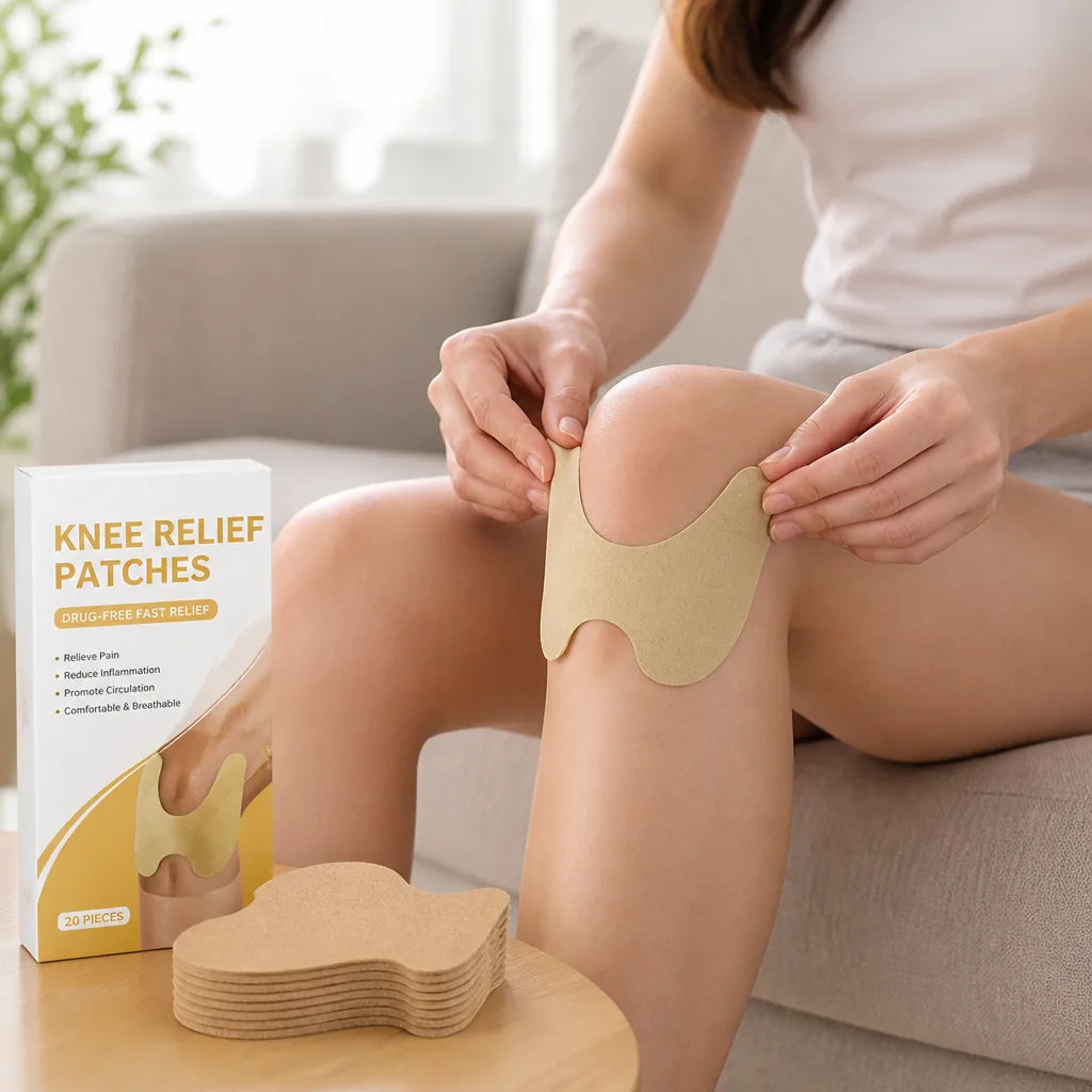 Knee Relief Patches Drug-Free Fast Relief 20 Pack
