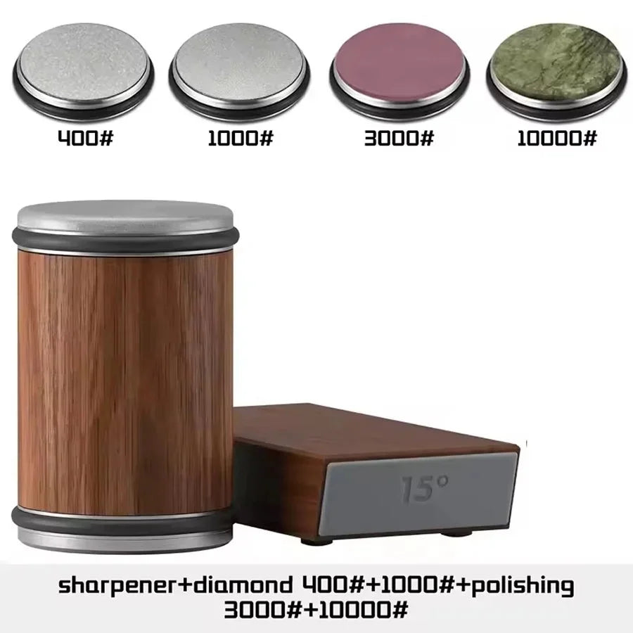 Knife Sharpener Magnetic Angle Guide Diamond Disc