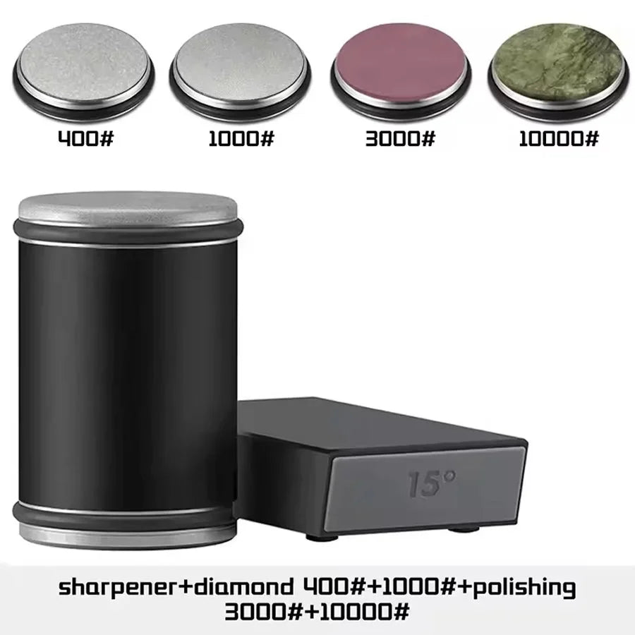 Knife Sharpener Magnetic Angle Guide Diamond Disc