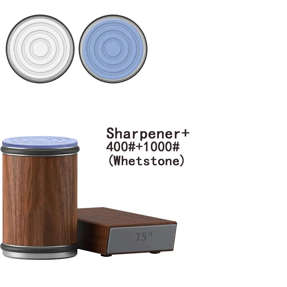 Knife Sharpener Magnetic Angle Guide & Rolling Wheel