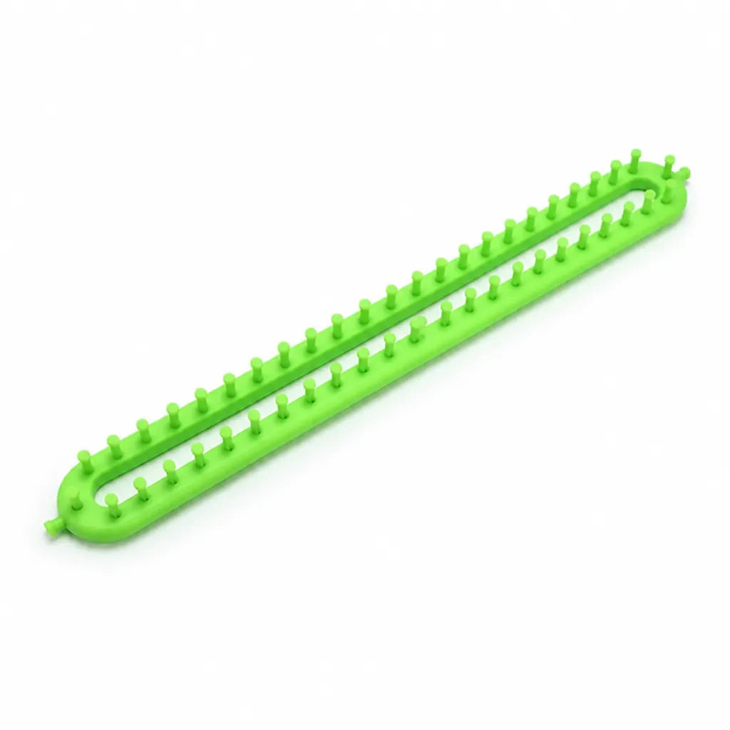 Knitting Loom Needle-Free Pin-Based Frame Compact & Portable