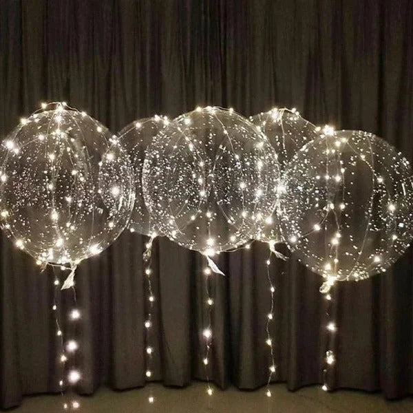 LED Balloon Color-Changing Natural Latex Reusable Holder