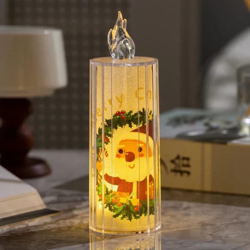 LED Candle Flickering Flame-Effect & Flame-Free