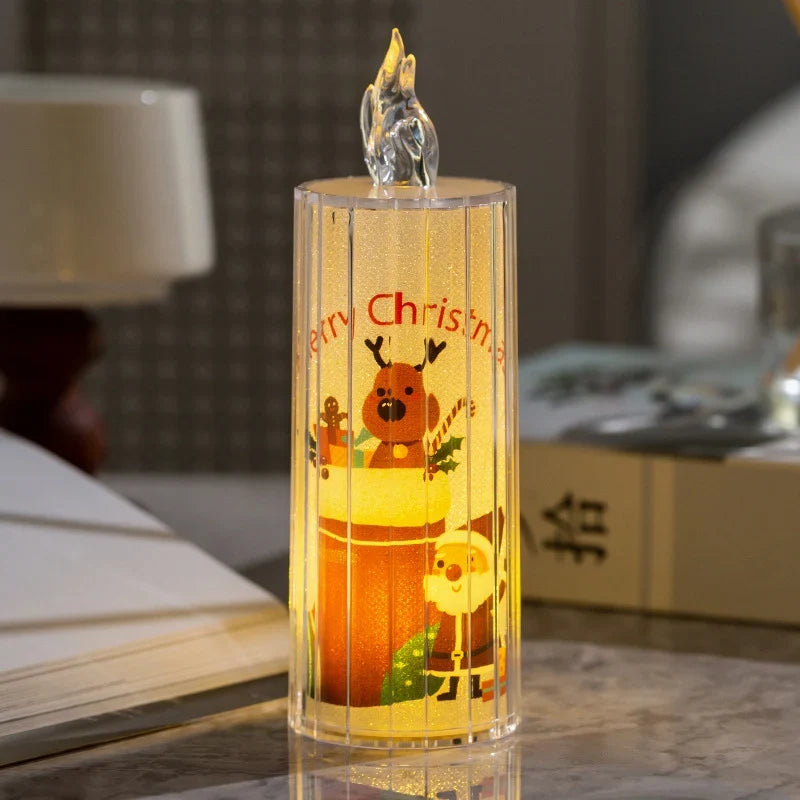 LED Candle Flickering Flame-Effect & Flame-Free
