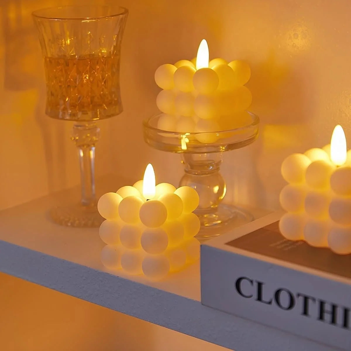 LED Candles Realistic Flickering Flame-Free Decor