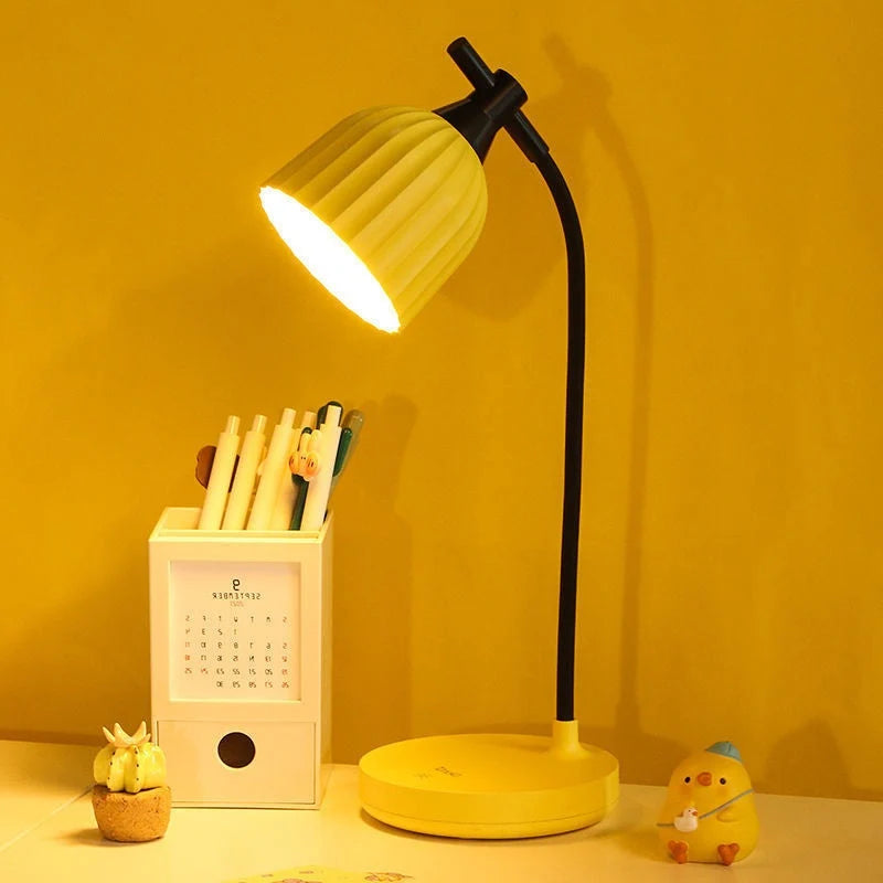 LED Desk Lamp Slim Dimmable Adjustable