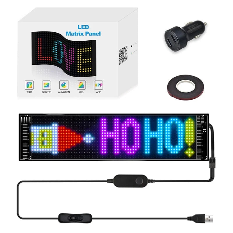 LED Display Panel Flexible RGB Full-Color 16 Million Colors