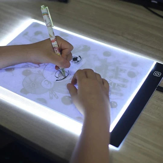 LED Drawing & Tracing Tablet Ultra-Thin USB-Powered Adjustable Brightness