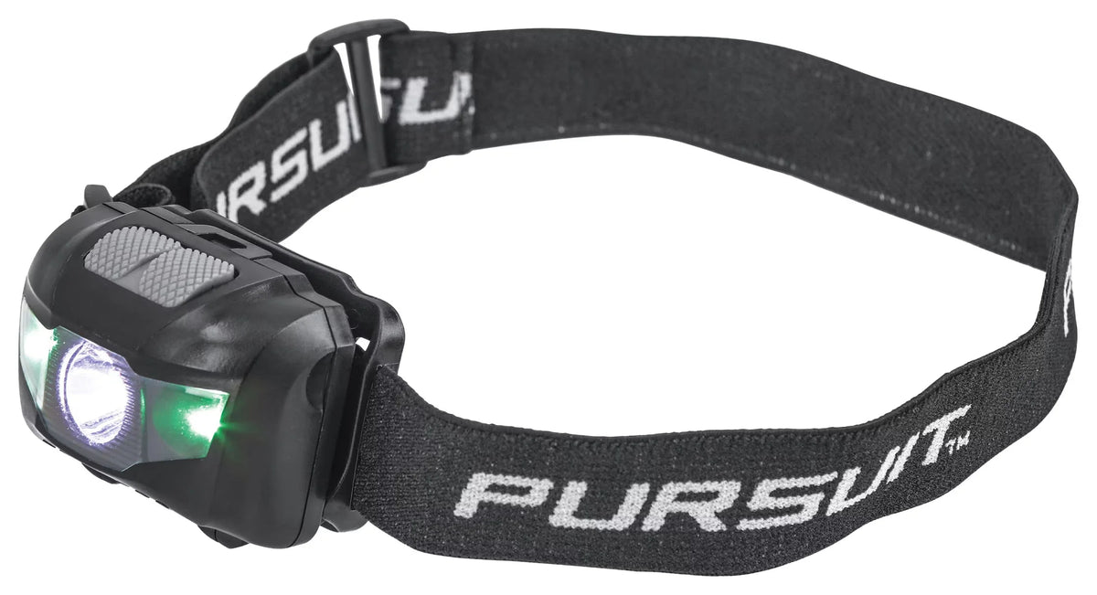 LED Headlamp Adjustable Strap Lightweight 164-Foot Range