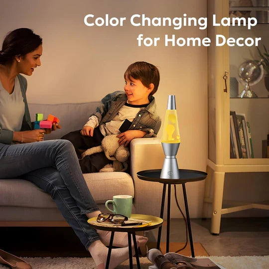LED Lava Lamp 14.5 Inch 17-Color Remote-Controlled