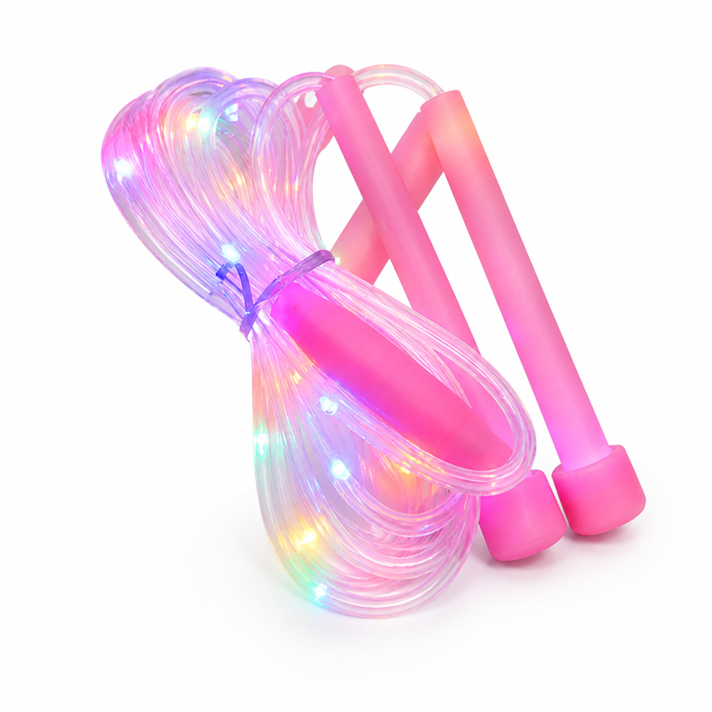 LED Light Adjustable Jump Rope (Non-Slip Handles)