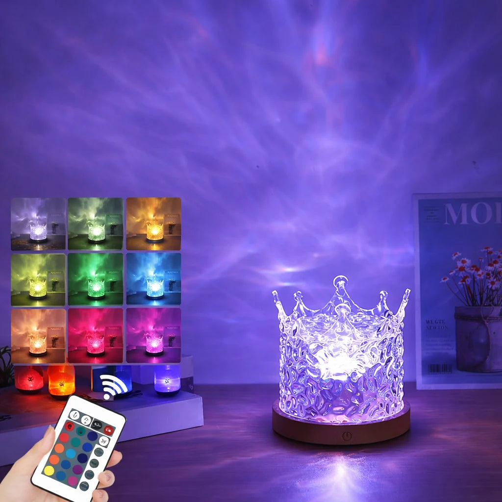 LED Projector Cube Adjustable Colors & Effects USB Powered