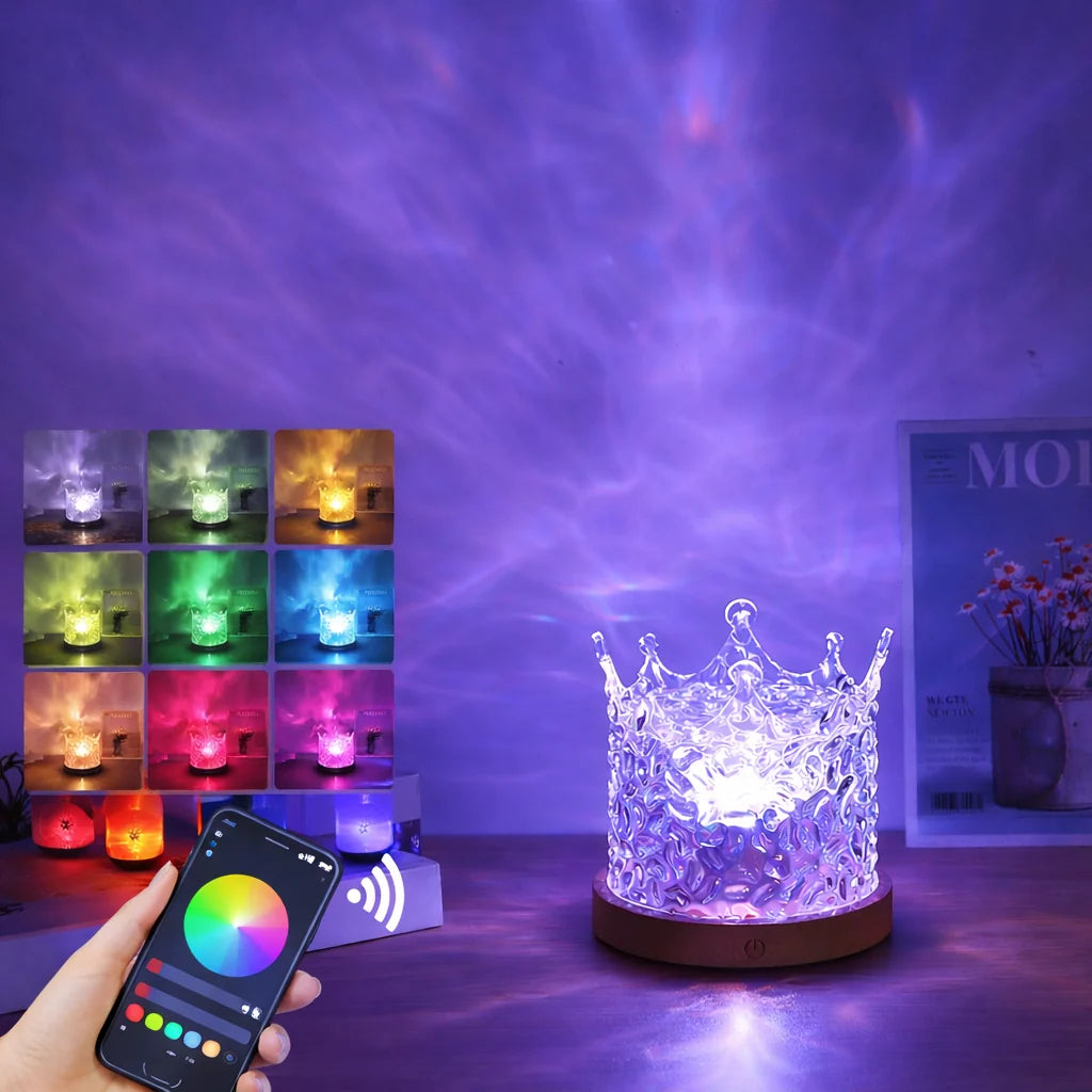 LED Projector Cube Adjustable Colors & Effects USB Powered