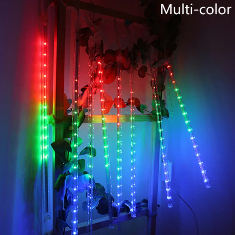 LED String Lights Cascading Snowfall 144 LEDs