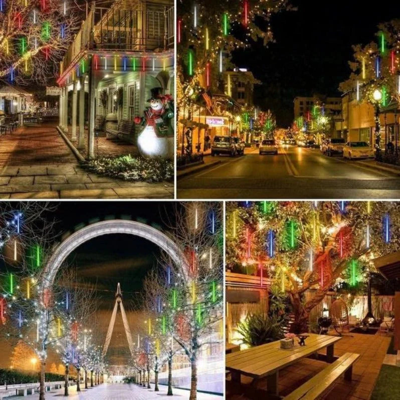 LED String Lights Cascading Snowfall 144 LEDs