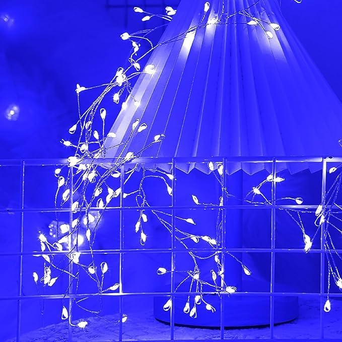 LED String Lights Flexible Copper Wire Wireless Remote Weather-Resistant