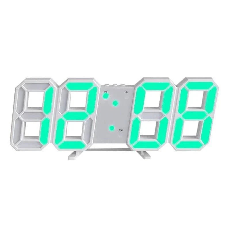 LED Wall Clock 3D Dimmable USB Powered