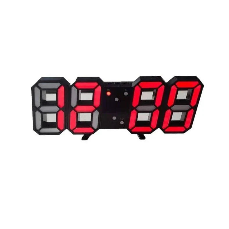 LED Wall Clock 3D Dimmable USB Powered