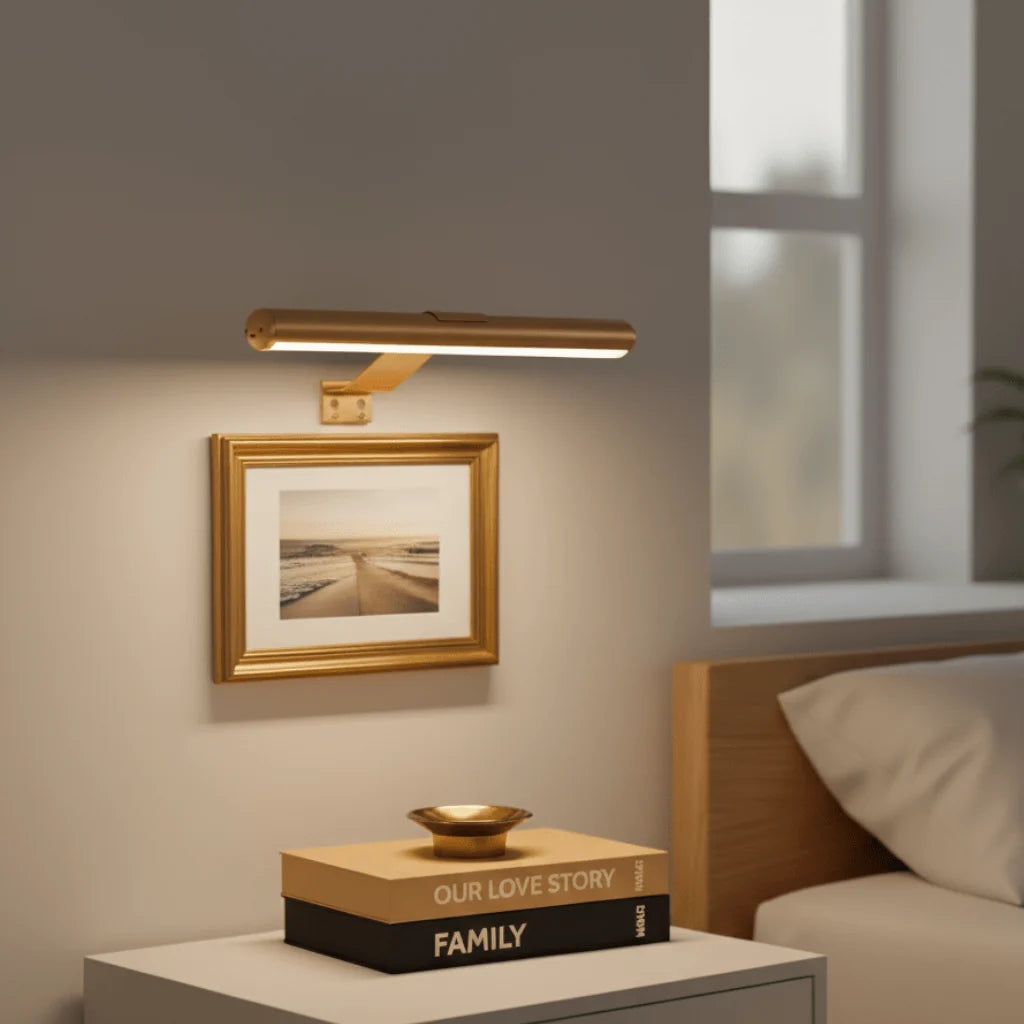 LED Wall Light Cordless Rechargeable Rotating Dimmable
