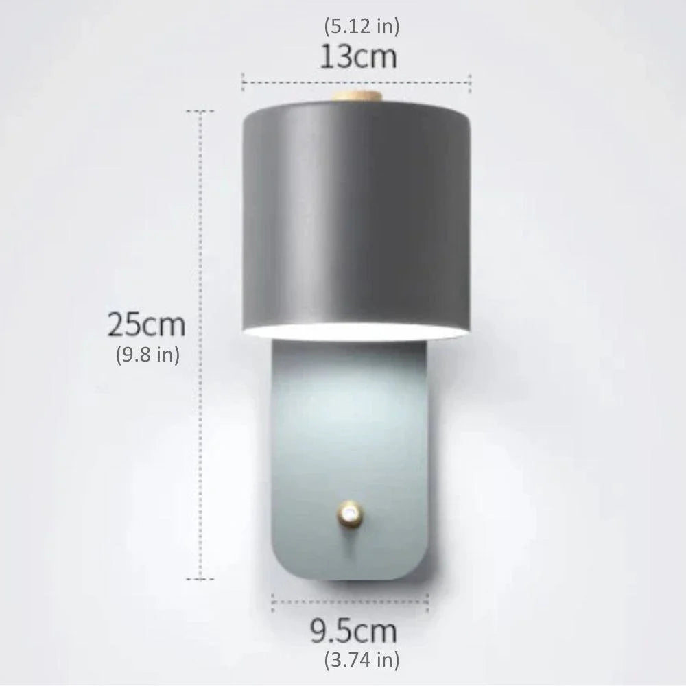LED Wall Light Integrated Switch & Metal Body