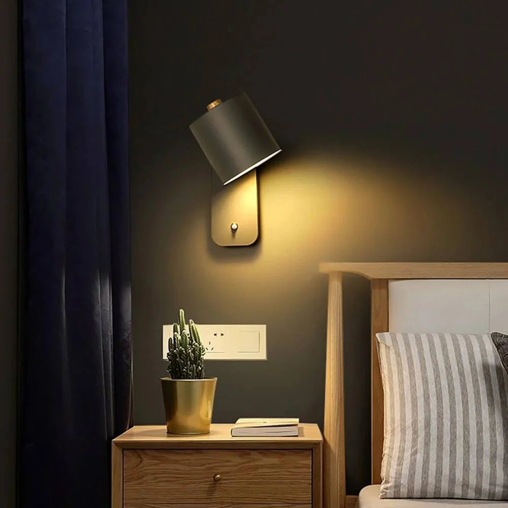 LED Wall Light Integrated Switch & Metal Body