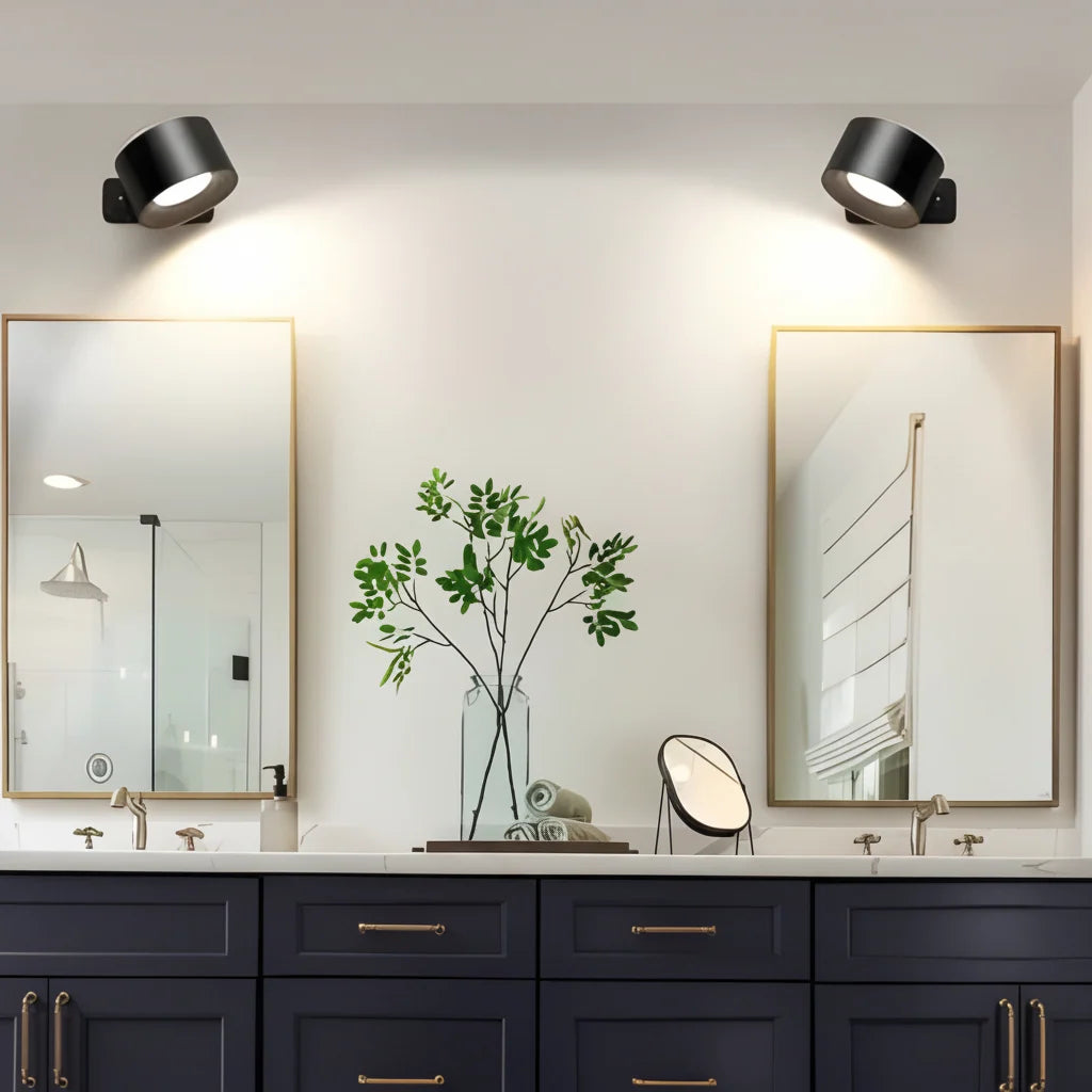 LED Wall Light Magnetic Mount USB Rechargeable & Touch Dimmer