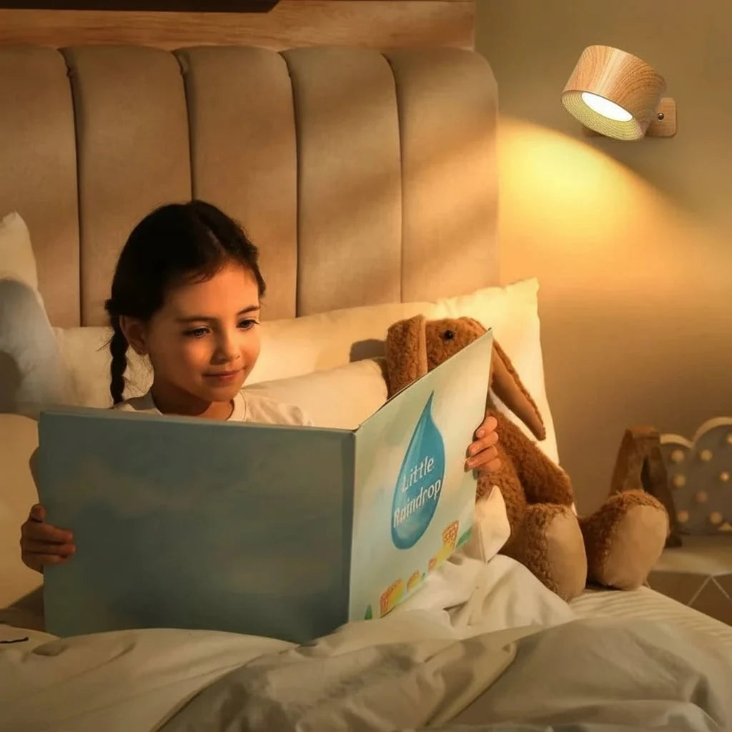 LED Wall Light Magnetic Mount USB Rechargeable & Touch Dimmer