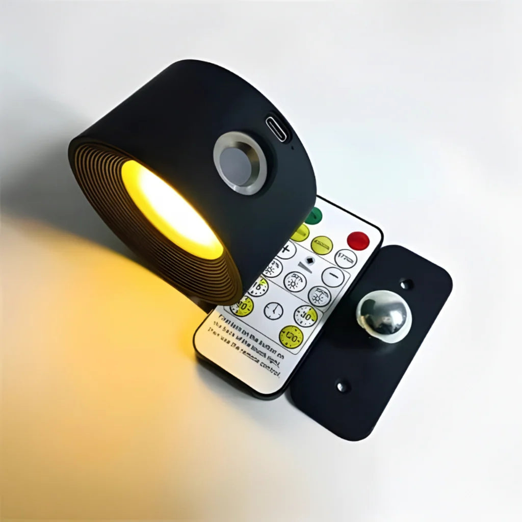 LED Wall Light Magnetic Mount USB Rechargeable & Touch Dimmer